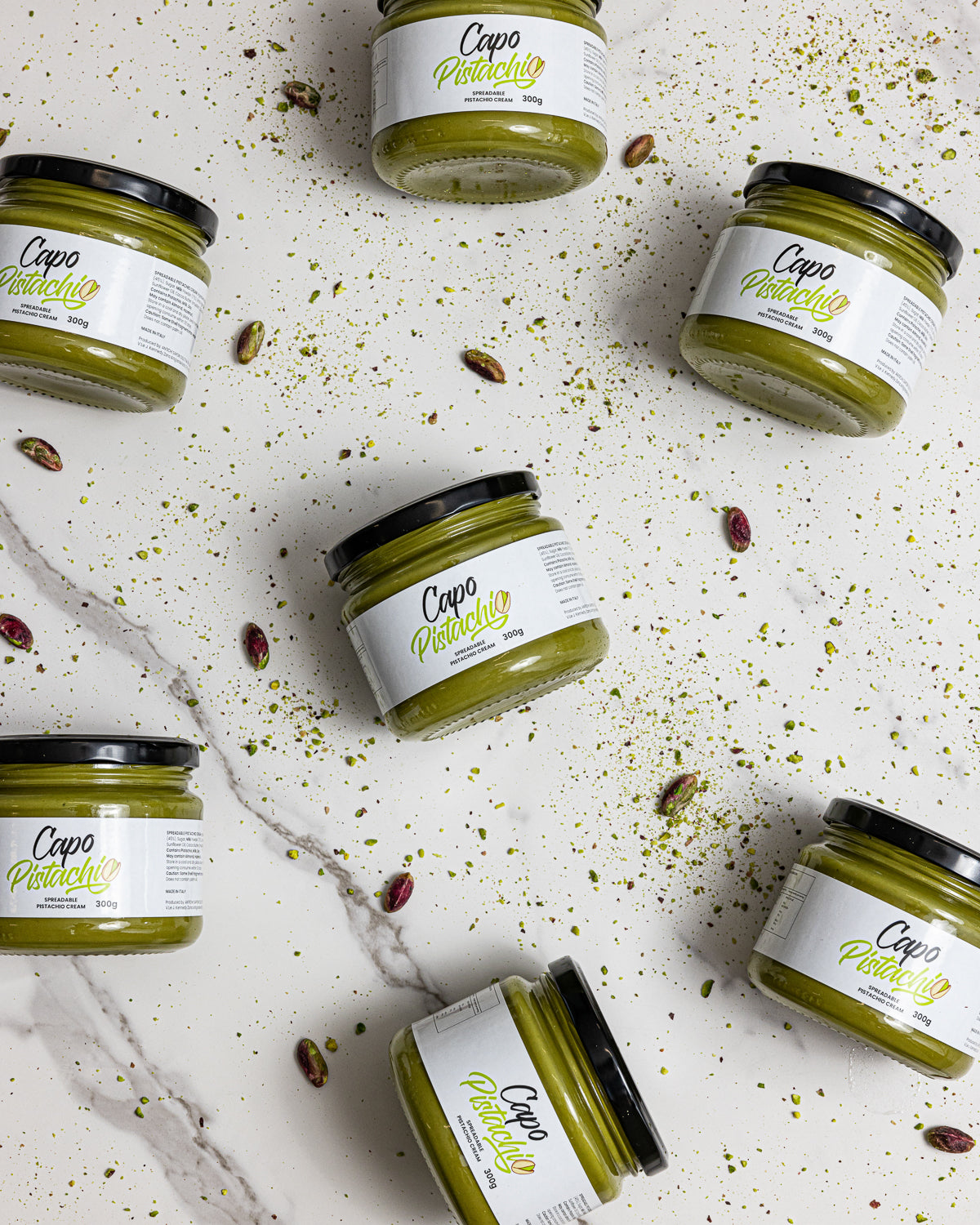 4 Jars of Capo Pistachio Spread (300g)